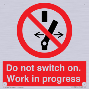 Do not switch on. Work in progress
